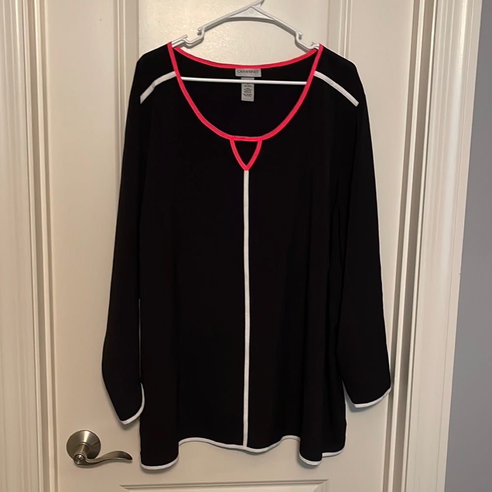 Black top with neon detail